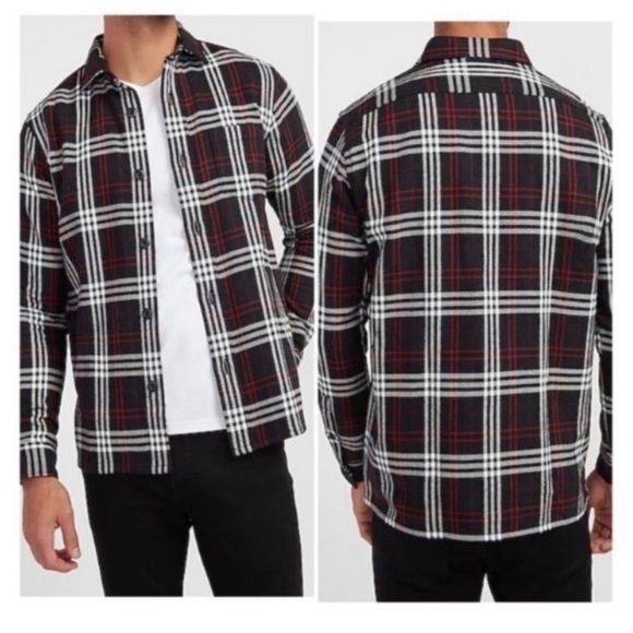 Express Other - Express Plaid Shacket